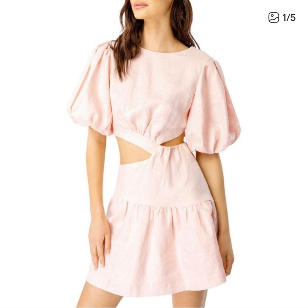 Bardot Cutout Mini Dress